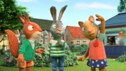Posy erzählt Jamila und Pip von der großen, bösen Kriämska - dem gefährlichen Mädchen, das Pips Drachen gestohlen hat.