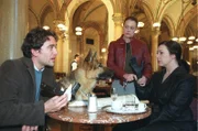 (v.li.): Alexander Pschill (Marc Hoffmann), Elke Winkens (Niki Herzog), Andrea Händler (Iris Konrad).