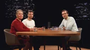 v.li.: Martina Maria Sam, Soziologin und Rudolf Steiner-Biografin, Ansgar Martins, Religionsphilosoph, und Moderator Yves Bossart