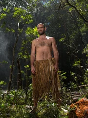 Ed Stafford pose for a portrait on location in the Venezuela Gran Sabana, Canaima national park.
