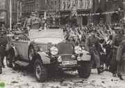 Hitler im Sudetenland.