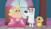 Dog und Puck treffen auf eine Prinzessin, in deren Schloss es auch spukt.