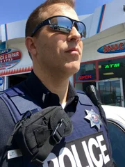 Lt. Joe Gliniewicz at the gas station he stopped at every morning.