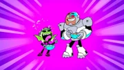 v.li.: Beast Boy, Cyborg