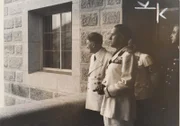 Hitler mit Italien-Außenminister Galeazzo Ciano auf dem Berghof.