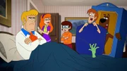 v.li.: Fred Jones, Daphne Blake, Velma Dinkley, Shaggy Rogers, Scooby-Doo