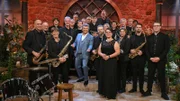 Die HM-Bigband gemeinsam mit Andy Borg.
