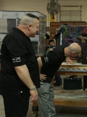 L-R: Wayde King and Brett Raymer
