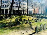 Cemetery outside of Bills office.