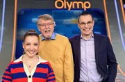Quizduell-Olymp: Marie-Louise Fick (l.), Prof. Eckhard Freise (M.) und Thorsten Zirkel (r.).