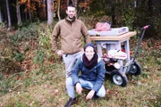 Checker Tobi (li) mit CheXperiment-Herausforderer Joe Vogel