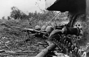 Rotarmisten bei der Schlacht von Kursk.