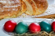 Süßes Osterbrot.
