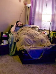 Ryan in his room.