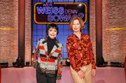 Als Kandiatinnen zu Gast bei "Wer weiß denn sowas?": Die Schauspielerin Simone Rethel (l.) und die Schauspielerin Marion Kracht (r.).