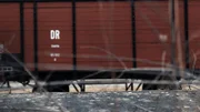 Ein ehemaliger Viehwaggon der Deutschen Reichsbahn, in welcher die Lagerinsassen die Konzentrationslager erreichten.