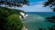 Die Kreidefelsen auf Rügen.