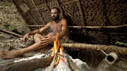 Ed Stafford on Olorua Island in Fiji after spending 60 days alone on an uninhabited island...