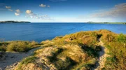 Die Halbinsel Mönchgut auf der Insel Rügen.