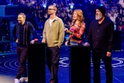 (v.l.n.r.) Klaas Heufer-Umlauf; Joko Winterscheidt; Palina Rojinski; Torsten Sträter