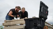 Noah and Gabe are siding a house as part of a barter - and must unload and move the building supplies.