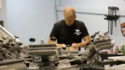 Glenn in black t-shirt with his new company logo on it