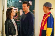 (v.li.): Leighton Meester (Angie D’Amato), Taran Killiam (Will Cooper), Jake Choi (Miggy Park).