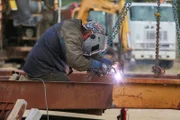 Freddy Dodge welding.