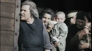 Paris, May 1940 - Millions of Belgian refugees fleeing the combats are evacuated by the Red-Cross.