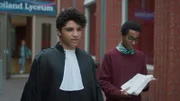 Joaquim ist enttäuscht, dass Mickey sich viel mehr für sein Ninja-Projekt zu interessieren scheint als Hunter (von li nach re: Yassin van Veenendaal, Yonatan Trooster).