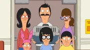Hinter, l-r: Linda, Bob, Gayle. Vorne, l-r: Louise, Tina, Gene.