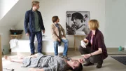 Nils Theede (Jonas Laux), Katrin Börensen (Claudia Schmutzler), Hajo Silberstein (Todd Charmont) und Dr. Helene Sturbeck (Katharina Blaschke).