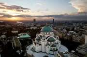 Eine der größten Kirchen der Welt - der Dom des Heiligen Sava in Belgrad