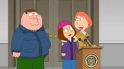 (v.l.n.r.) Peter Griffin; Meg Griffin; Lois Griffin
