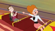 L-R: Milo Murphy ('Weird Al' Yankovic), Melissa Chase (Sabrina Carpenter)