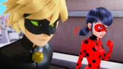 L-R: Cat Noir, Ladybug