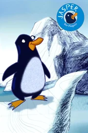 Jasper, der Pinguin erlebt gemeinsam mit dem Mädchen Emma immer neue Abenteuer in einer kleinen Stadt am Meer.