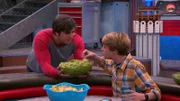 L-R: Captain Man / Ray Manchester (Cooper Barnes), Henry Hart (Jace Norman)