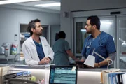 l-r: Mark Novak (Gord Rand), Bashir Hamed (Hamza Haq)