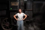 Lokführer Peter Pecher im Eisenbahnmuseum Heizhaus Strasshof.