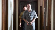 Chris S. (Court Guard) and Ryan Daley (Adult B.J) in courtroom