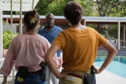(v.l.n.r.) Gaëlle Crivelli (Béatrice de la Boulaye); Étienne Marinier (Galiam Bruno Henry); Mélissa Sainte-Rose (Sonia Rolland)