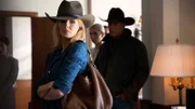 Beth Dutton (Kelly Reilly, l.) und John Dutton (Kevin Costner, r.)
