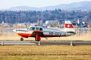 Röbi Koller im Flugzeug