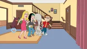 (v.l.n.r.) Klaus; Francine; Hayley; Roger; Steve