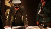 Nachgestellte Szene: Hitler im Bunker.