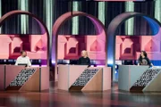 (v.l.n.r.) Klaas Heufer-Umlauf; Sarah Connor; Lena Meyer-Landrut