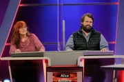 Das Rateteam "Schauspiel": Alice Hoffmann und Antoine Monot Jr. sind gespannt auf Fragen mit Mehrwert beim Quiz "Meister des Alltags". Die Antworten sorgen für Lacher, Aha-Effekte und den kleinen Wissensvorsprung im Alltag.