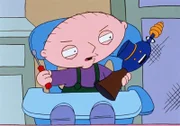 (4. Staffel) - Mit seinen Eltern brabbelt Stewie (Bild) in Babysprache, aber die Zuschauer verstehen ihn als das Mutter hassende Mastermind, das er ist ...