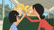 Vorne, l-r: Tina, Linda. Hinter, l-r: Jocelyn, Tammy